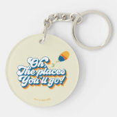 Oh, de plaatsen waar je heen gaat! Offerte met bal Sleutelhanger (Achterkant)