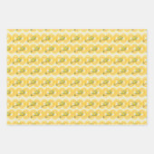 Oh, de plaatsen waar je heen gaat | Oranje structu Inpakpapier Vel (Voorkant)