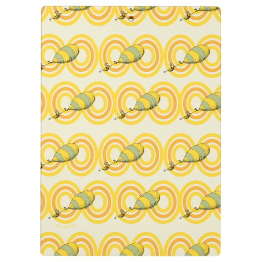 Oh, de plaatsen waar je heen gaat | Oranje structu Klembord (Achterkant)