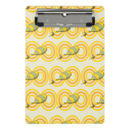 Oh, de plaatsen waar je heen gaat | Oranje structu Mini Klembord (Voorkant)