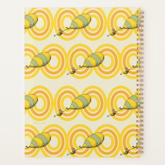 Oh, de plaatsen waar je heen gaat | Oranje structu Planner (Achterkant)