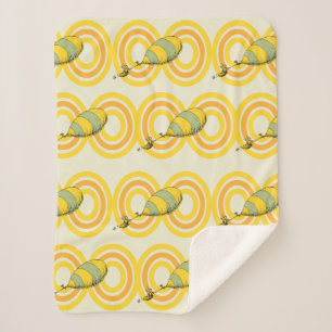 Oh, de plaatsen waar je heen gaat   Oranje structu Sherpa Deken