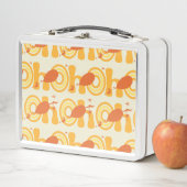 Oh, de plaatsen waar je heen gaat | Oranje tekstpa (In situ)