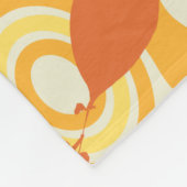 Oh, de plaatsen waar je heen gaat | Oranje tekstpa Fleece Deken (Hoek)