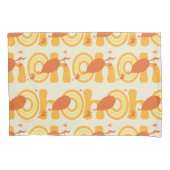 Oh, de plaatsen waar je heen gaat | Oranje tekstpa Kussensloop (Voorkant-Links)