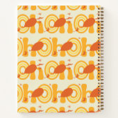 Oh, de plaatsen waar je heen gaat | Oranje tekstpa Notitieboek (Achterkant)