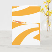 Oh, de plaatsen waar je heen gaat! Oranje wervelin Kaart (Gele Bloem)