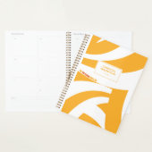 Oh, de plaatsen waar je heen gaat! Oranje wervelin Planner (Display)