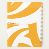 Oh, de plaatsen waar je heen gaat! Oranje wervelin Planner (Achterkant)