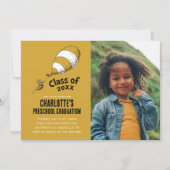 Oh, de plaatsen waar je heen gaat! Retro Afstudere Kaart (Voorkant)