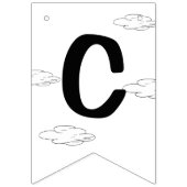 Oh, de plaatsen waar je heen gaat! Retro Afstudere Vlaggetjes (Tweede vlag)