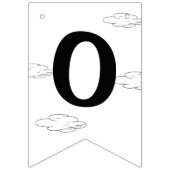 Oh, de plaatsen waar je heen gaat! Retro Afstudere Vlaggetjes (Derde vlag)