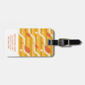 Oh, de plaatsen waar je heen gaat! Retro ballonpat Bagagelabel (Voorkant horizontaal)