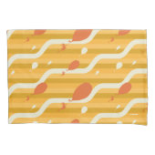 Oh, de plaatsen waar je heen gaat! Retro ballonpat Kussensloop (Voorkant-Links)