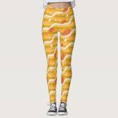 Oh, de plaatsen waar je heen gaat! Retro ballonpat Leggings (Voorkant)