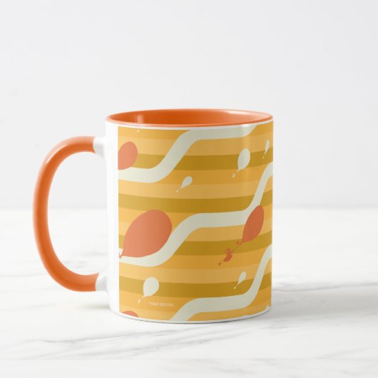 Oh, de plaatsen waar je heen gaat! Retro ballonpat Mok (Links)