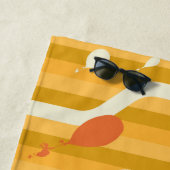 Oh, de plaatsen waar je heen gaat! Retro ballonpat Strandlaken (In situ)