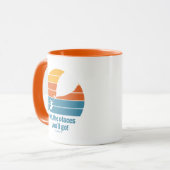 Oh, de plaatsen waar je heen gaat! Retro zonsonder Mok (Voorkant links)