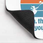 Oh, de plaatsen waar je heen gaat! Retro zonsonder Muismat (Hoek)