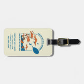 Oh, de plaatsen waar je heen gaat! "Uit op reis" Bagagelabel (Voorkant horizontaal)