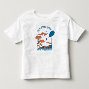 Oh, de plaatsen waar je heen gaat! "Uit op reis" Kinder Shirts