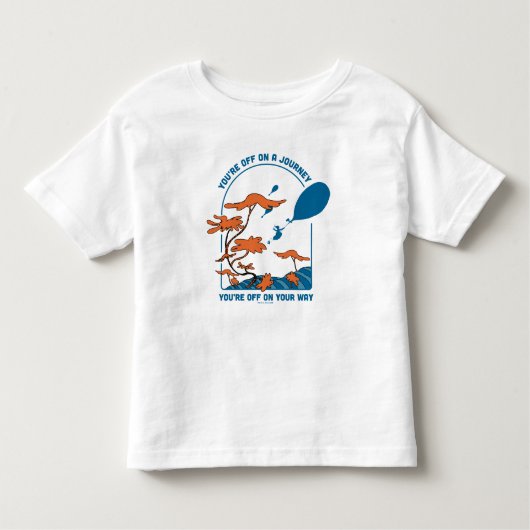Oh, de plaatsen waar je heen gaat! "Uit op reis" Kinder Shirts (Voorkant)