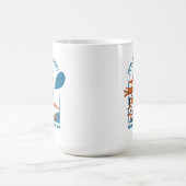 Oh, de plaatsen waar je heen gaat! "Uit op reis" Koffiemok (Center)