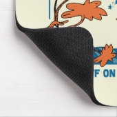 Oh, de plaatsen waar je heen gaat! "Uit op reis" Muismat (Hoek)