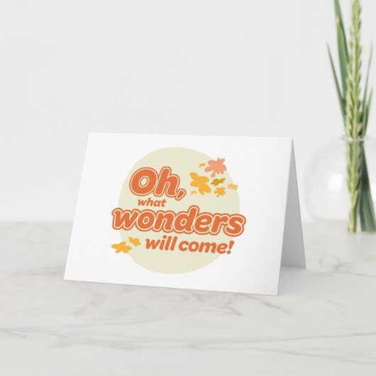 Oh, de plaatsen waar je heen gaat! "Wat wonderen z Kaart (Voorkant)