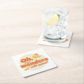 Oh, de plaatsen waar je heen gaat! "Wat wonderen z Kartonnen Onderzetters (Insitu)