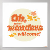 Oh, de plaatsen waar je heen gaat! "Wat wonderen z Poster (Voorkant)