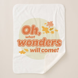 Oh, de plaatsen waar je heen gaat! "Wat wonderen z Sherpa Deken