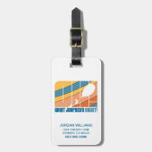 Oh, de plaatsen waar je heen gaat! "Welke reizen w Bagagelabel (Voorkant verticaal)