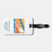 Oh, de plaatsen waar je heen gaat! "Welke reizen w Bagagelabel (Achterkant horizontaal)