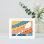 Oh, de plaatsen waar je heen gaat! "Welke reizen w Briefkaart (Staand voorkant)