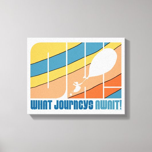 Oh, de plaatsen waar je heen gaat! "Welke reizen w Canvas Afdruk (Voorkant)