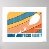 Oh, de plaatsen waar je heen gaat! "Welke reizen w Poster (Voorkant)