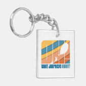 Oh, de plaatsen waar je heen gaat! "Welke reizen w Sleutelhanger (Voorkant Links)