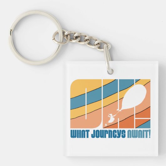 Oh, de plaatsen waar je heen gaat! "Welke reizen w Sleutelhanger (Voorkant)