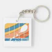 Oh, de plaatsen waar je heen gaat! "Welke reizen w Sleutelhanger (Achterkant)