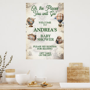 Oh De Plaatsen Waar Je Heen Zal Gaan Reis Thema Ba Poster