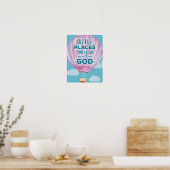 Oh de Plaatsen Waar Je Heengaat Met God Print (Keuken)