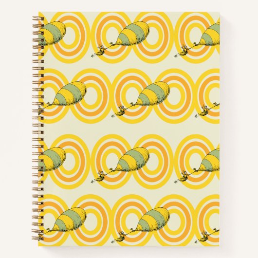 Oh, de plaatsen waar je zult gaan | Oranje patroon Notitieboek (Voorkant)