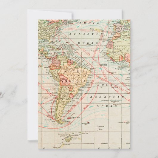 Oh, de plaatsen waar ze het Afstuderen weggaat Kaart (Achterkant)