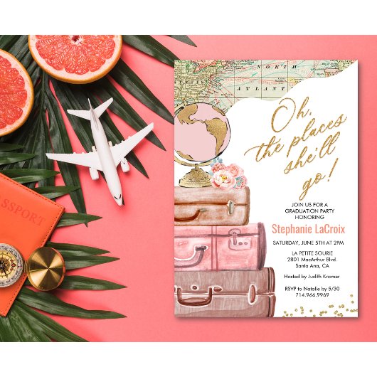 Oh, de plaatsen waar ze het Afstuderen weggaat Kaart