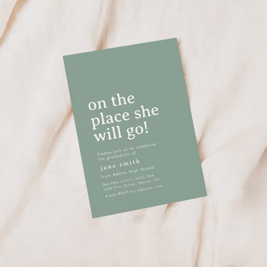 Oh de plaatsen waar ze naar het Afstudeerder zal g Kaart