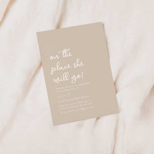 Oh de plaatsen waar ze naar het Afstudeerder zal g Kaart