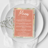 "Oh de plaatsen waar ze zal gaan!" Baby shower rei Menu