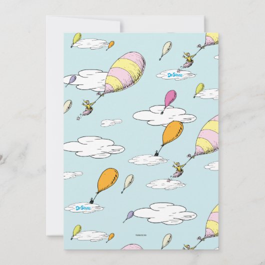 Oh, de plaatsen waar ze zal gaan! - Eerste verjaar Kaart (Achterkant)