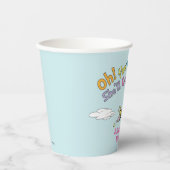 Oh, de plaatsen waar ze zal gaan! - Eerste verjaar Papieren Bekers (Voorkant)